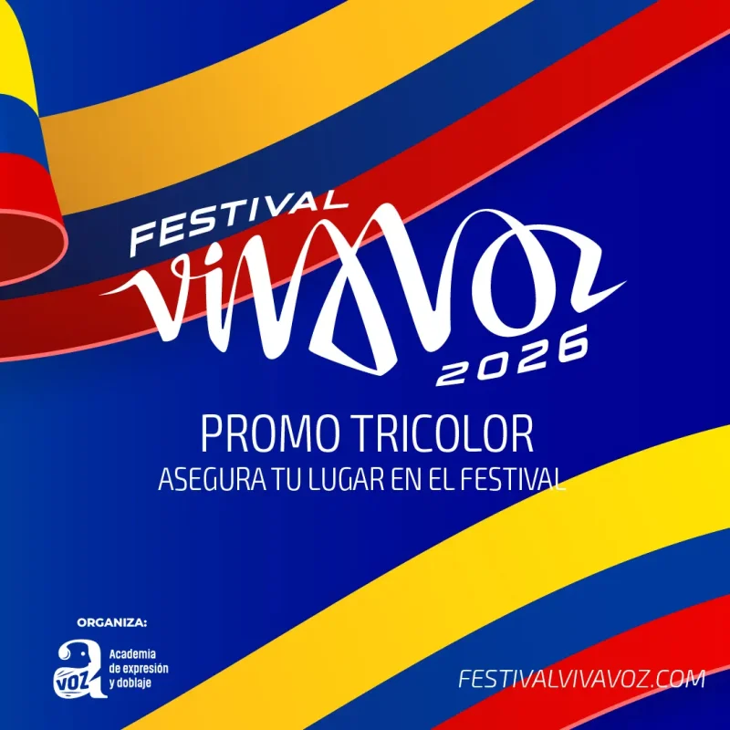 Promo Tricolor: asegura tu cupo al Festival Viva Voz 2026 con beneficios exclusivos (hasta el 30 de junio)