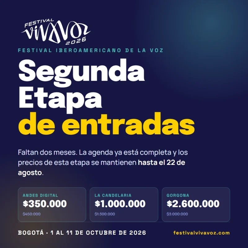 A dos meses de Viva Voz 2026: la agenda ya está completa y abre la segunda etapa de entradas