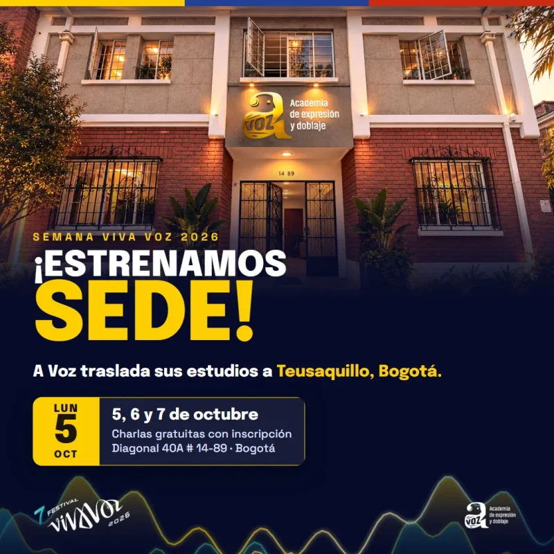 ¡Estrenamos sede! A Voz traslada sus estudios a Teusaquillo, Bogotá.