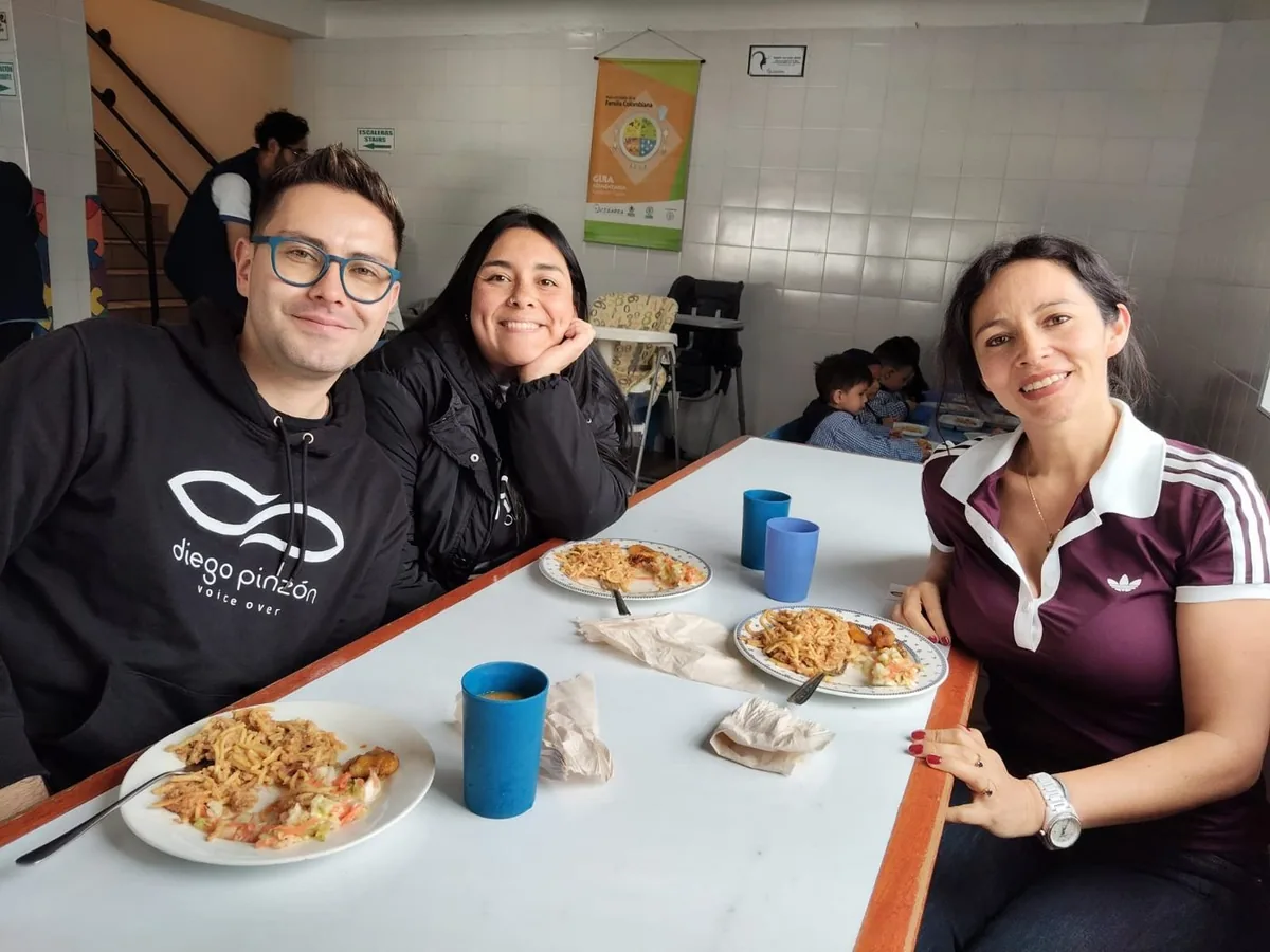 Almuerzo del equipo de talleristas