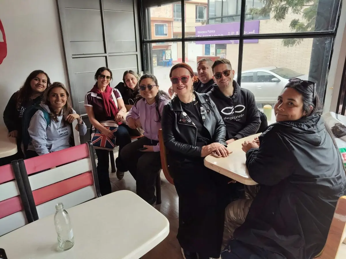 Talleristas de Talento Semilla al cierre de la jornada