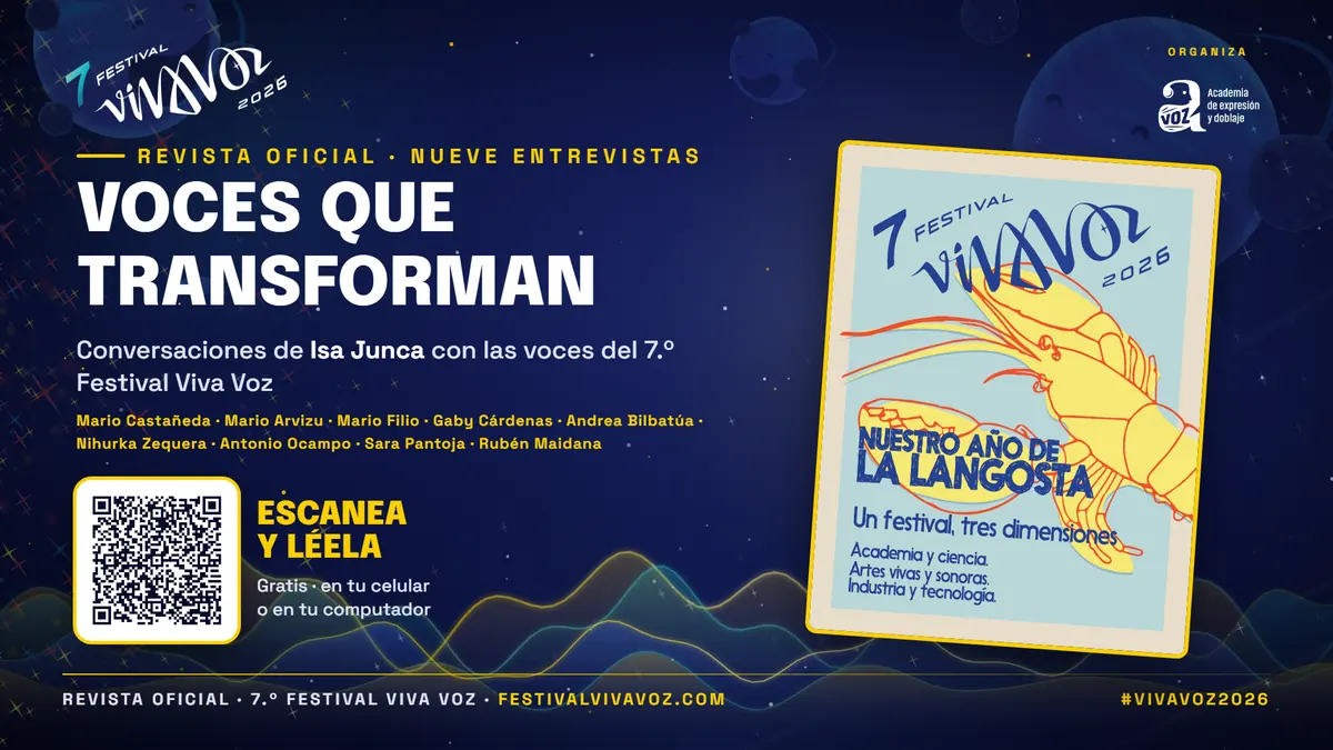 Revista Viva Voz 2026: «Voces que transforman», nueve conversaciones con las voces del festival