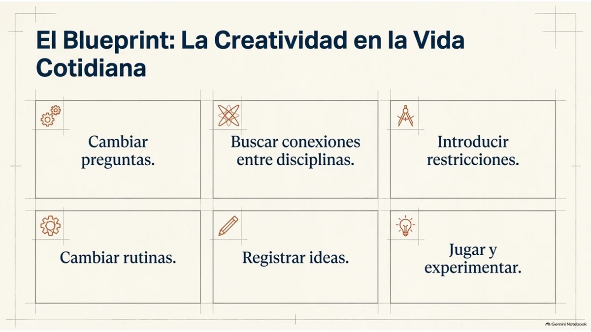 El blueprint: la creatividad en la vida cotidiana