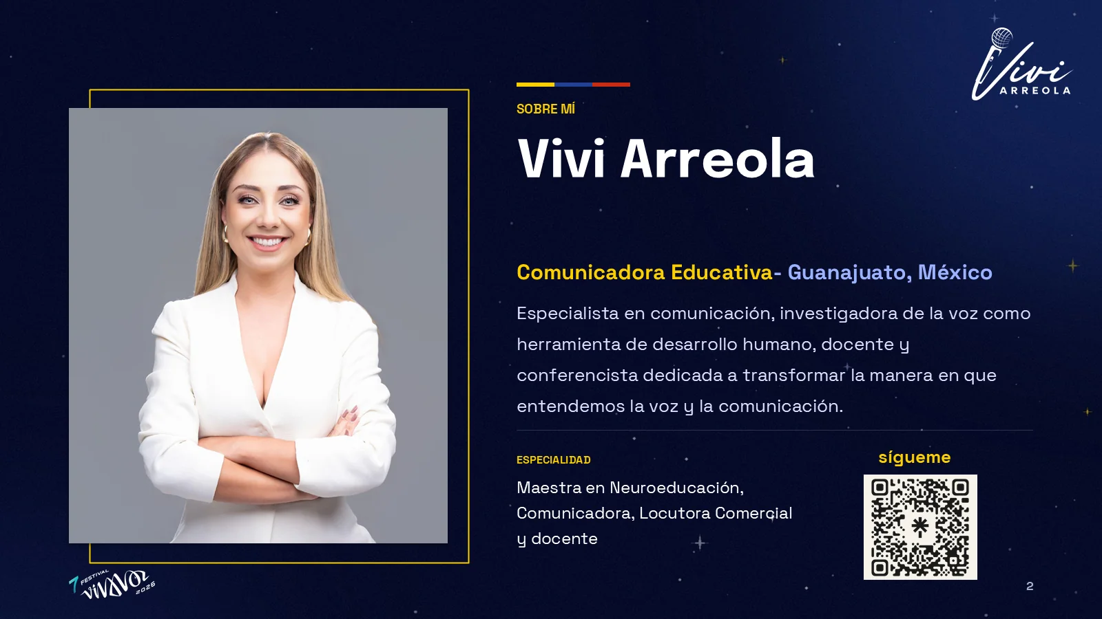 Vivi Arreola, comunicadora educativa de Guanajuato, México