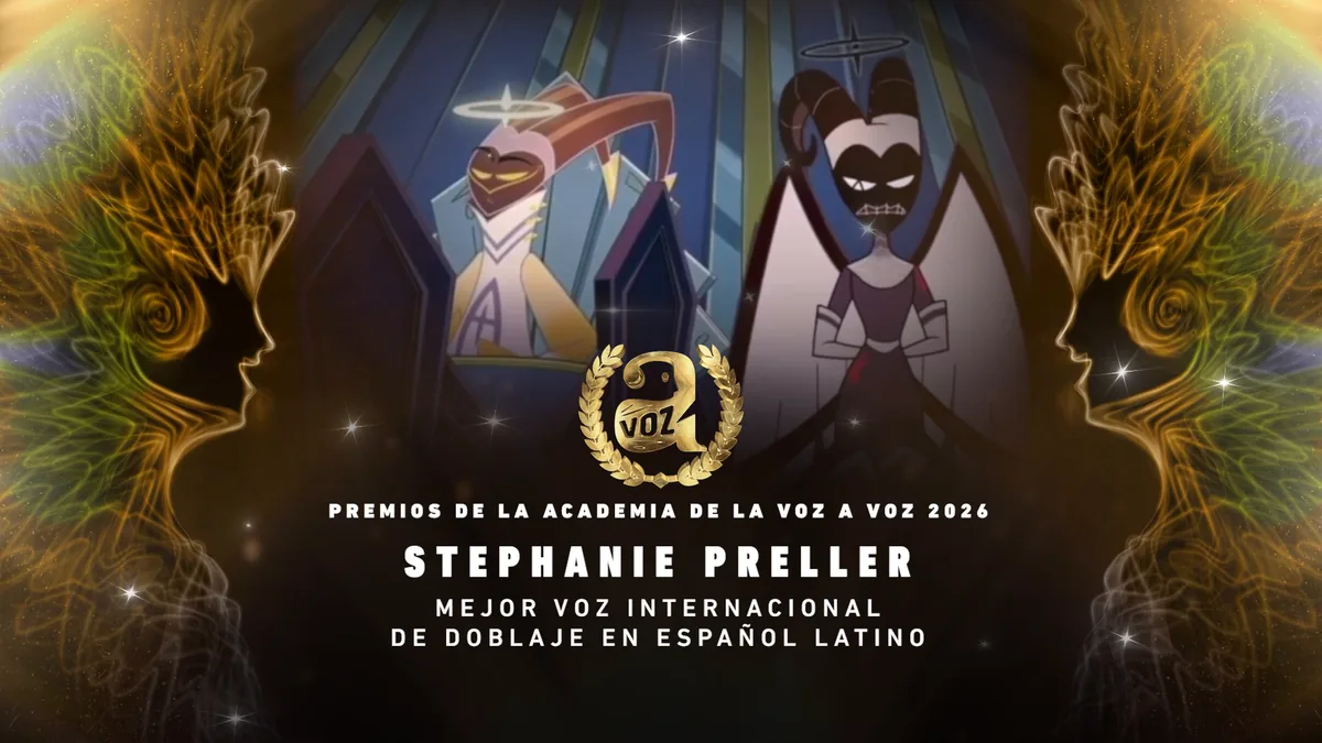 Stephanie Preller · Mejor voz internacional de doblaje en español latino · Premios de la Academia de la Voz A Voz 2026