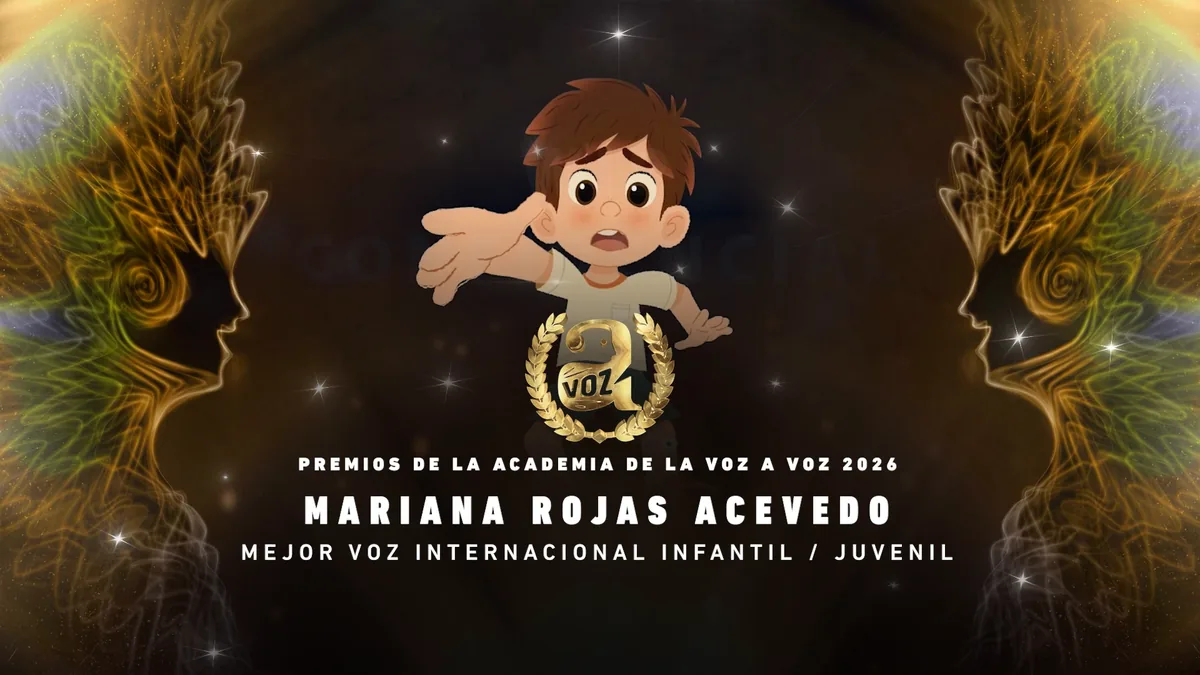 Mariana Rojas Acevedo · Mejor voz internacional infantil / juvenil · Premios de la Academia de la Voz A Voz 2026