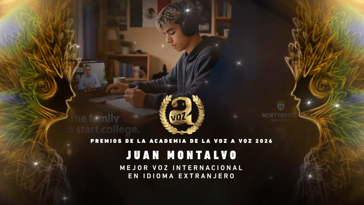 Juan Montalvo · Mejor voz internacional en idioma extranjero · Premios de la Academia de la Voz A Voz 2026