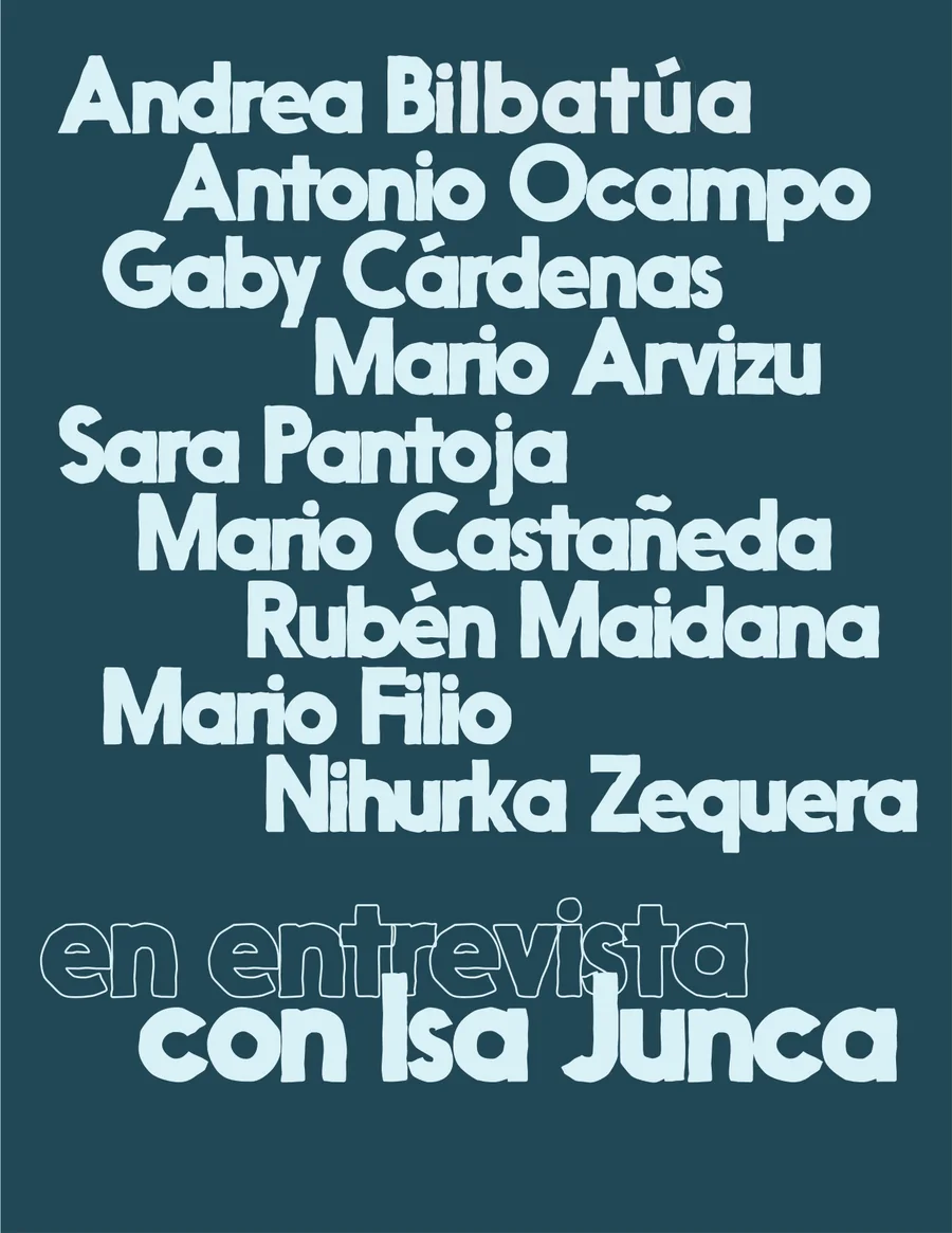 Los nueve entrevistados de la revista Viva Voz 2026, en conversación con Isa Junca