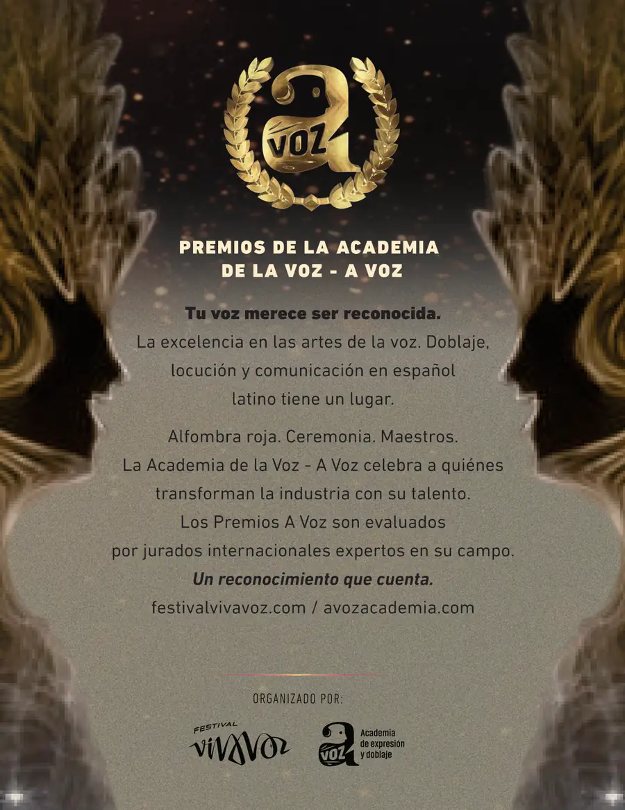 Premios de la Academia de la Voz - A Voz en la revista Viva Voz 2026